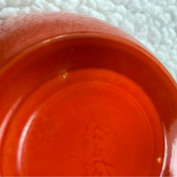 Vintage Fiestaware Nesting Bowl #4 - Inside Rings Radioactive Original Red. RARE - Picture 9 of 12